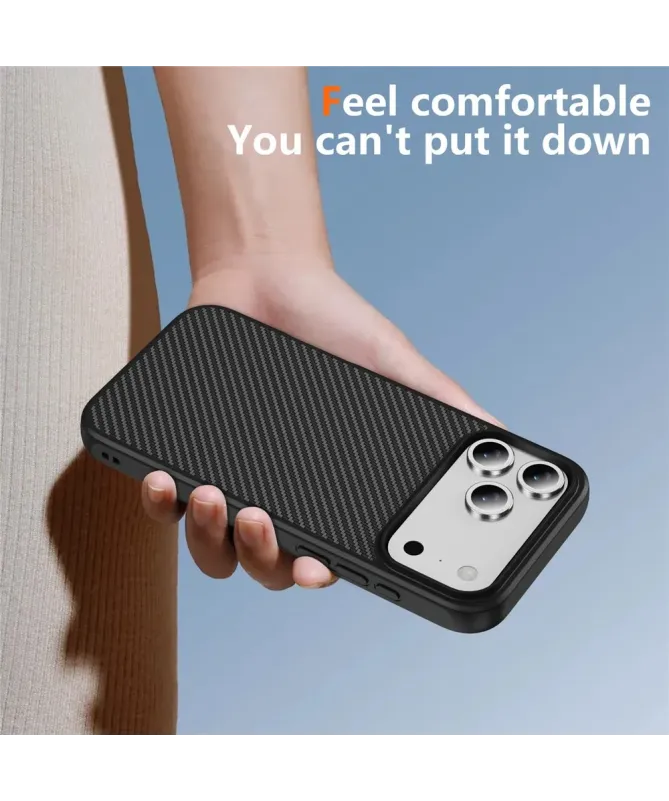Coque iPhone 17 Pro Texture Carbone | CARBO-GRIP