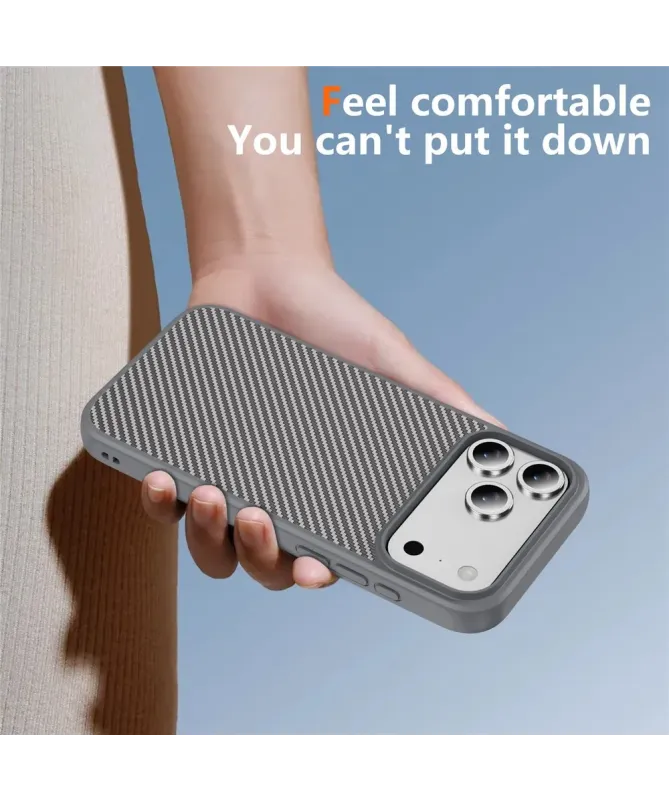 Coque iPhone 17 Pro Texture Carbone | CARBO-GRIP