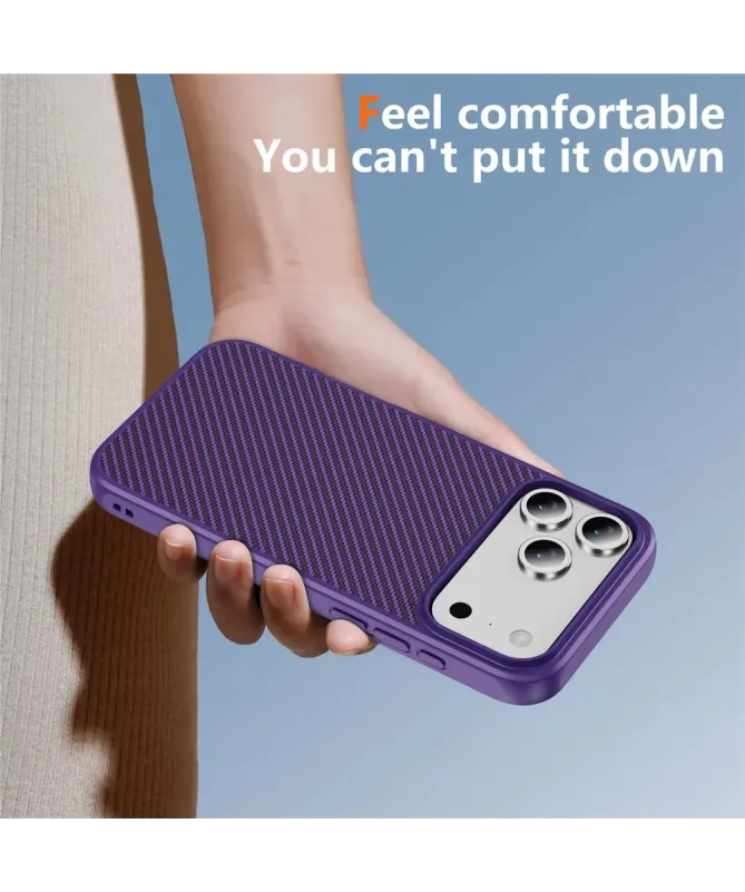 Coque iPhone 17 Pro Texture Carbone | CARBO-GRIP