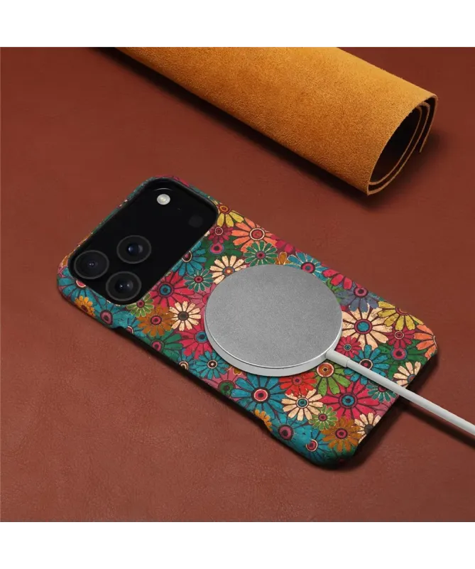 Coque iPhone 17 Pro Fleurs Pop Rétro