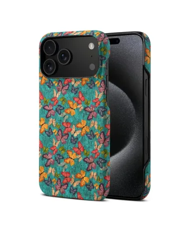 Coque iPhone 17 Pro Papillons Colorés