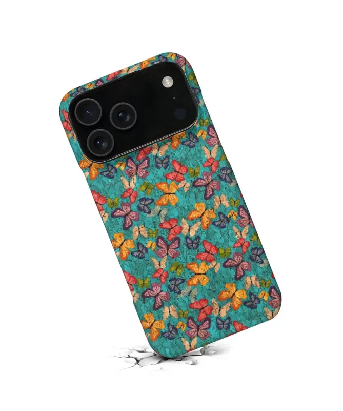 Coque iPhone 17 Pro Papillons Colorés