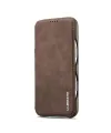 Coque iPhone 17 Pro LC.IMEEKE avec rabat simili cuir