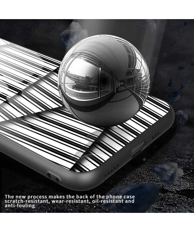 Coque iPhone 17 Pro "Code-Barres" Abstrait