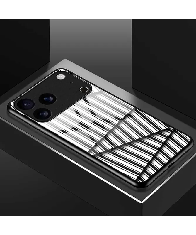 Coque iPhone 17 Pro "Code-Barres" Abstrait