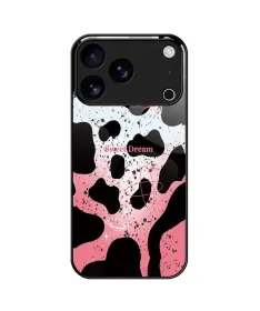 Coque iPhone 17 Pro "Sweet Dream" Imprimé Vache Rose