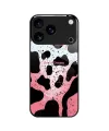 Coque iPhone 17 Pro "Sweet Dream" Imprimé Vache Rose