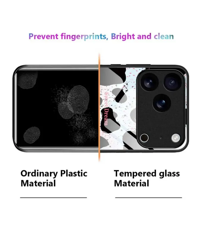 Coque iPhone 17 Pro "Sweet Dream" Imprimé Vache Rose