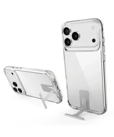 Coque iPhone 17 Pro Transparente avec Béquille