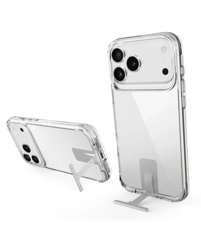 Coque iPhone 17 Pro Transparente avec Béquille