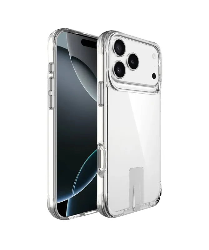 Coque iPhone 17 Pro Transparente avec Béquille