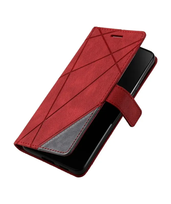 Housse Portefeuille iPhone 17 Pro Lignes Géométriques