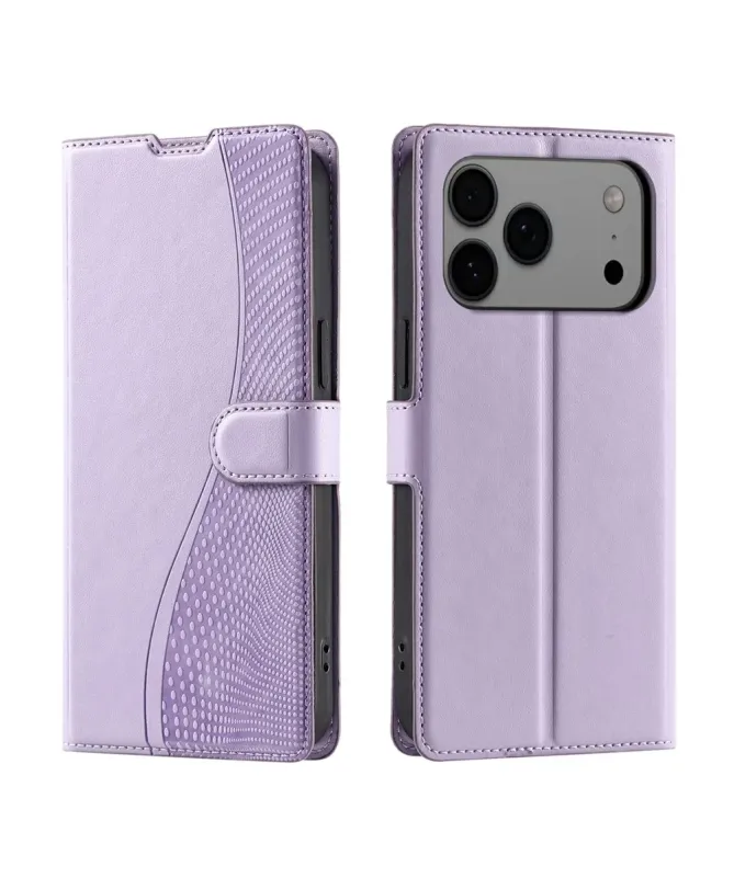 Housse iPhone 17 Pro Motif Points avec Porte-carte