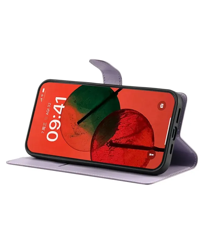 Housse iPhone 17 Pro Motif Points avec Porte-carte