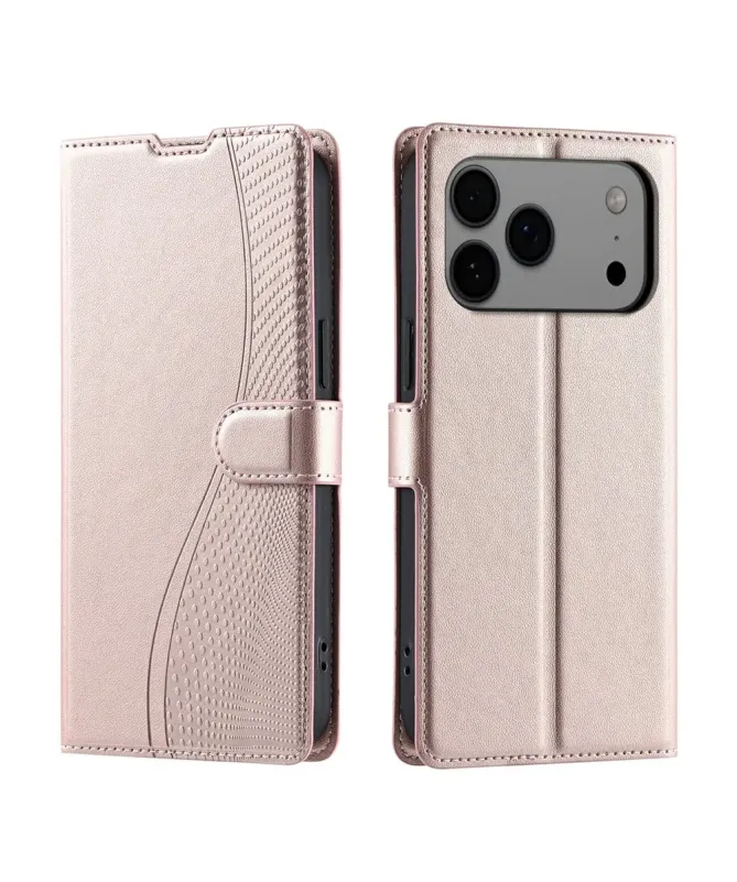 Housse iPhone 17 Pro Motif Points avec Porte-carte