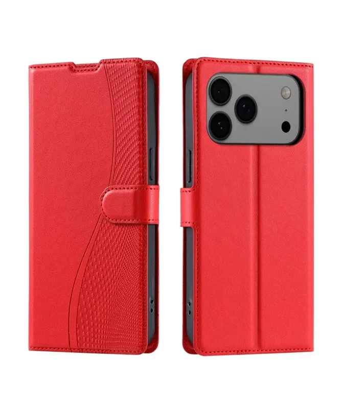 Housse iPhone 17 Pro Motif Points avec Porte-carte