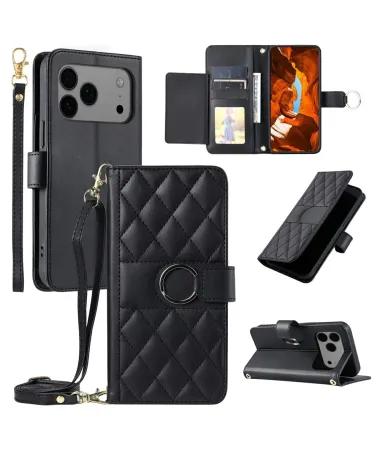 Housse iPhone 17 Pro Matelassée Bandoulière