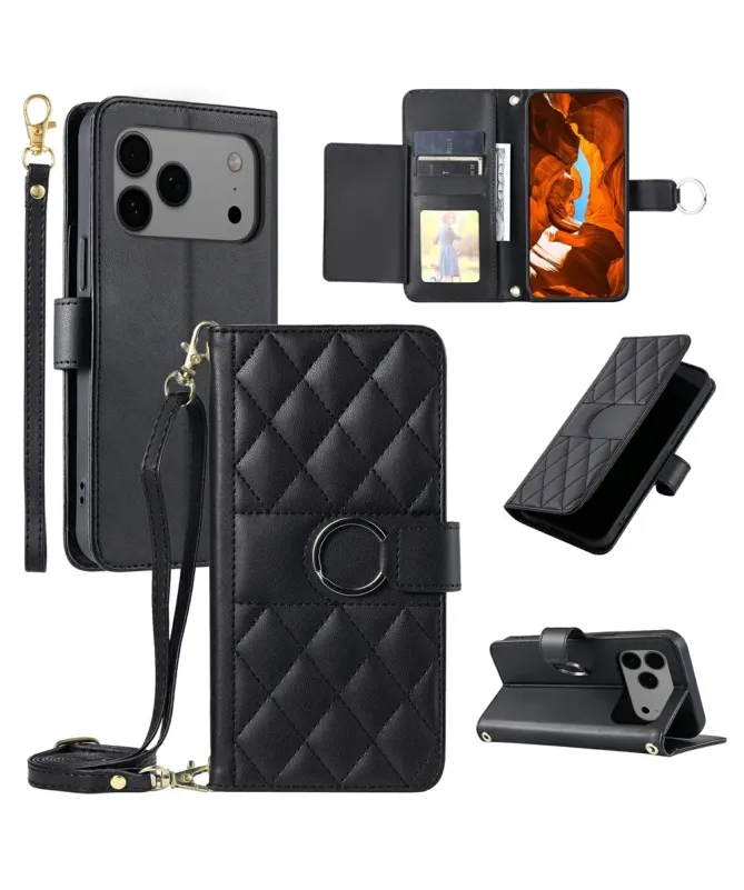 Housse iPhone 17 Pro Matelassée Bandoulière