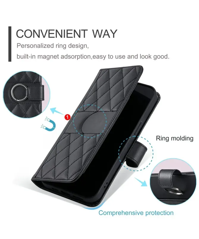 Housse iPhone 17 Pro Matelassée Bandoulière