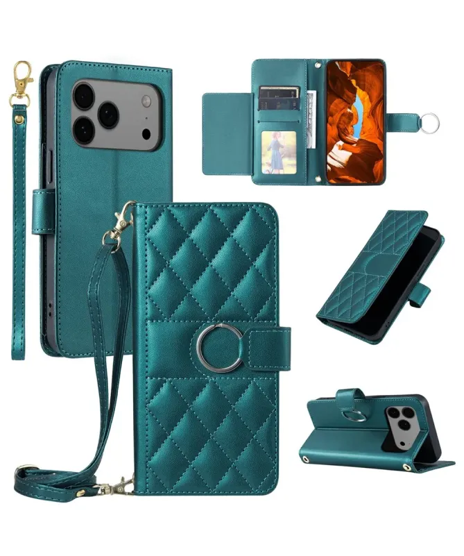 Housse iPhone 17 Pro Matelassée Bandoulière