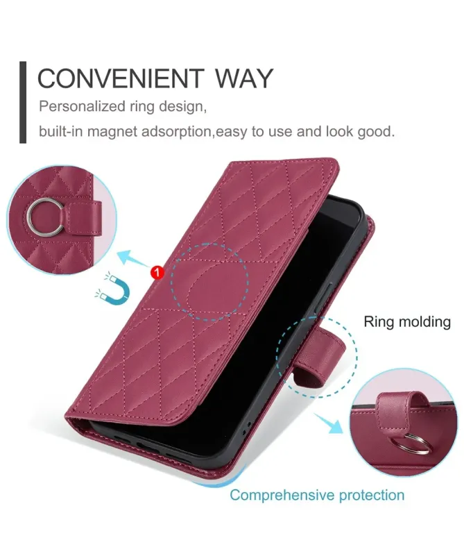 Housse iPhone 17 Pro Matelassée Bandoulière