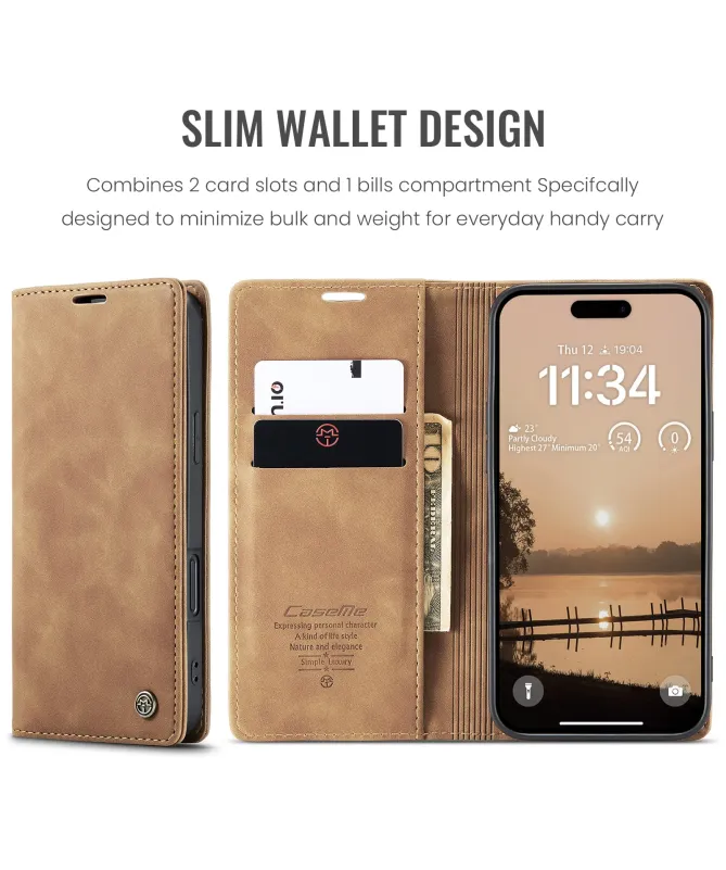Flip Cover iPhone 17 Pro Porte-cartes et support 013 Series