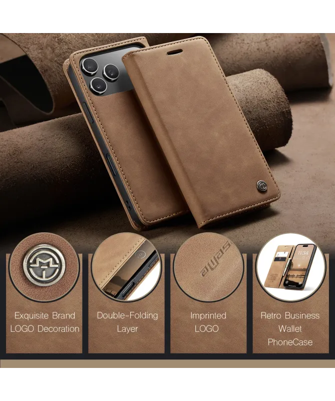 Flip Cover iPhone 17 Pro Porte-cartes et support 013 Series
