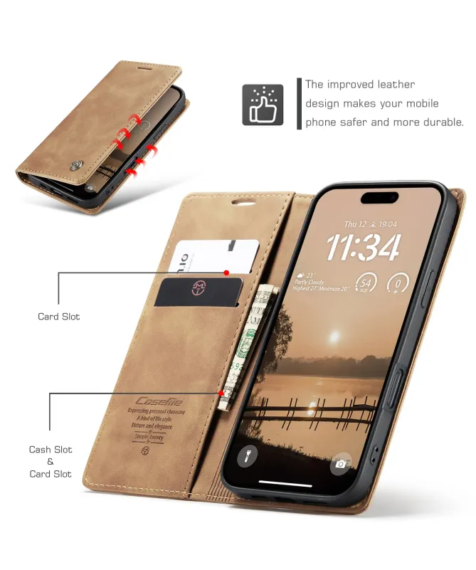 Flip Cover iPhone 17 Pro Porte-cartes et support 013 Series