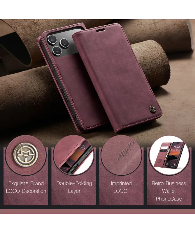Flip Cover iPhone 17 Pro Porte-cartes et support 013 Series