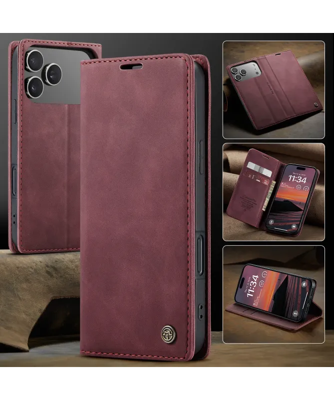 Flip Cover iPhone 17 Pro Porte-cartes et support 013 Series