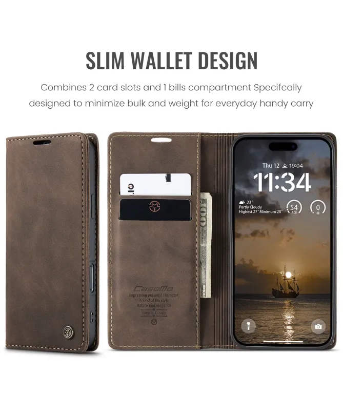 Flip Cover iPhone 17 Pro Porte-cartes et support 013 Series