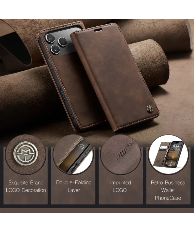 Flip Cover iPhone 17 Pro Porte-cartes et support 013 Series