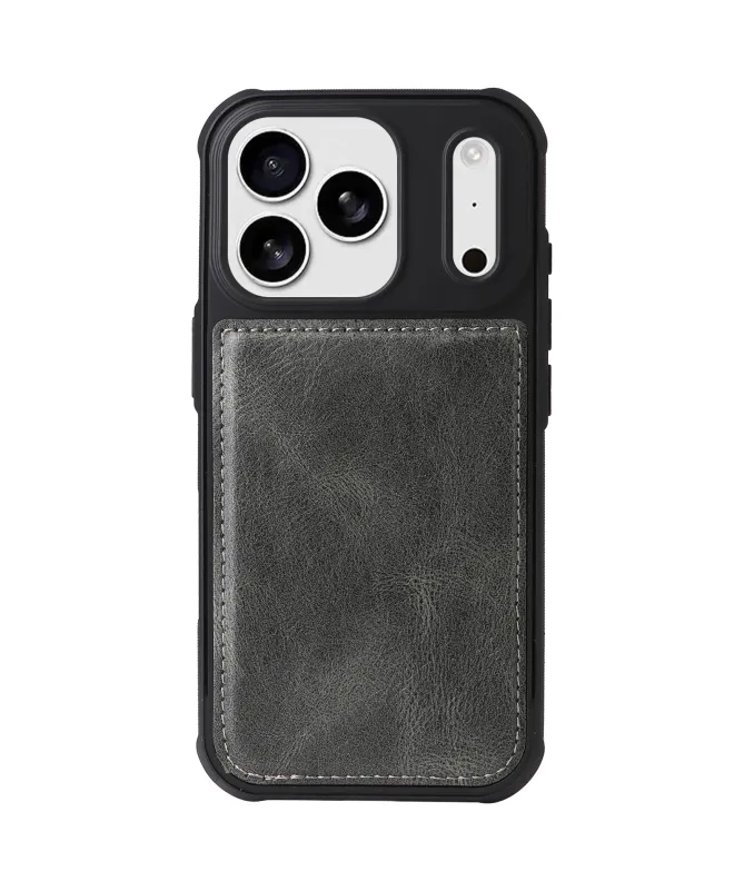 Housse iPhone 17 Pro Portefeuille Zippé Détachable