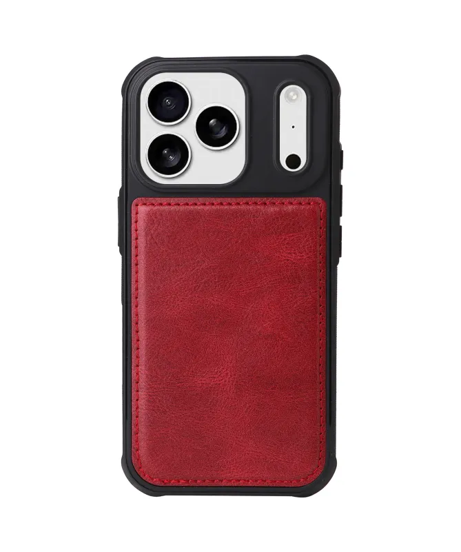 Housse iPhone 17 Pro Portefeuille Zippé Détachable