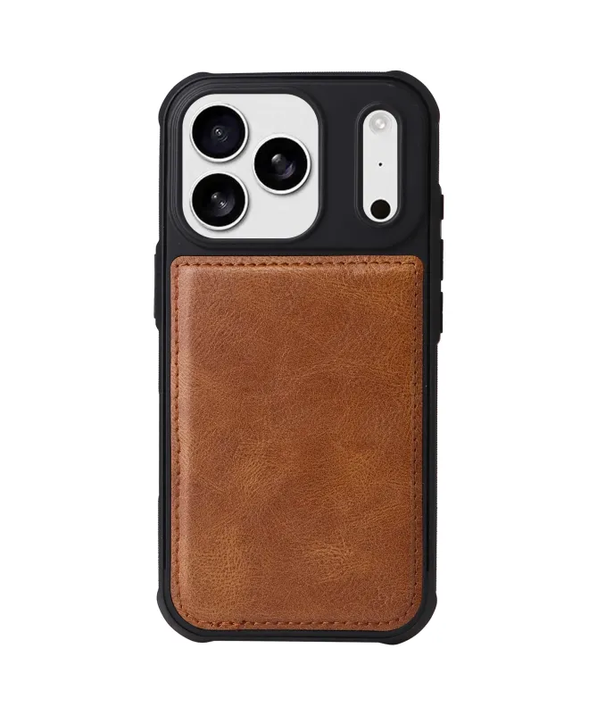 Housse iPhone 17 Pro Portefeuille Zippé Détachable