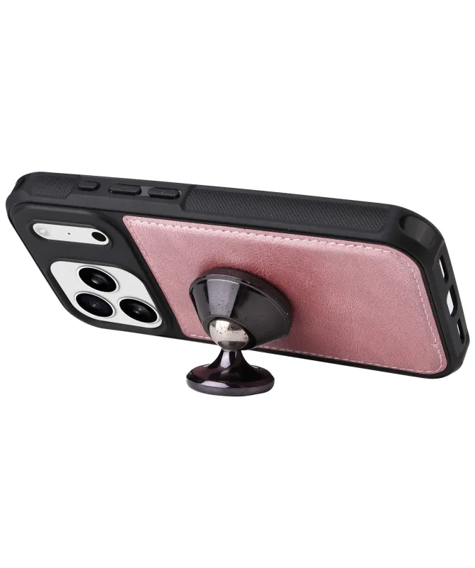 Housse iPhone 17 Pro Portefeuille Zippé Détachable