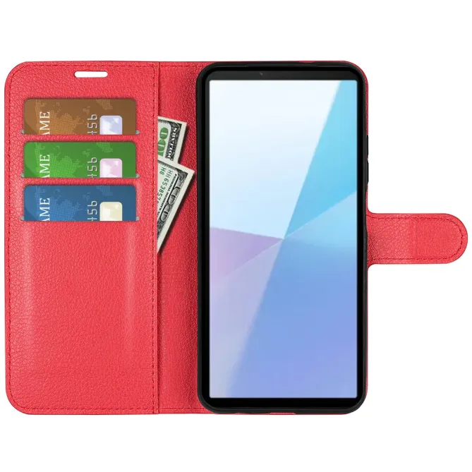 Housse Sony Xperia 10 VII portefeuille style cuir
