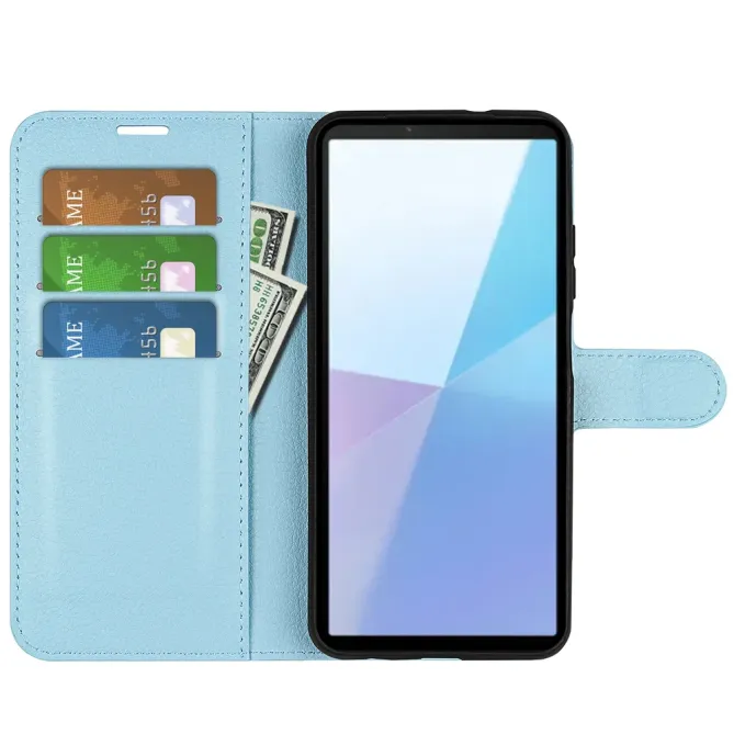 Housse Sony Xperia 10 VII portefeuille style cuir
