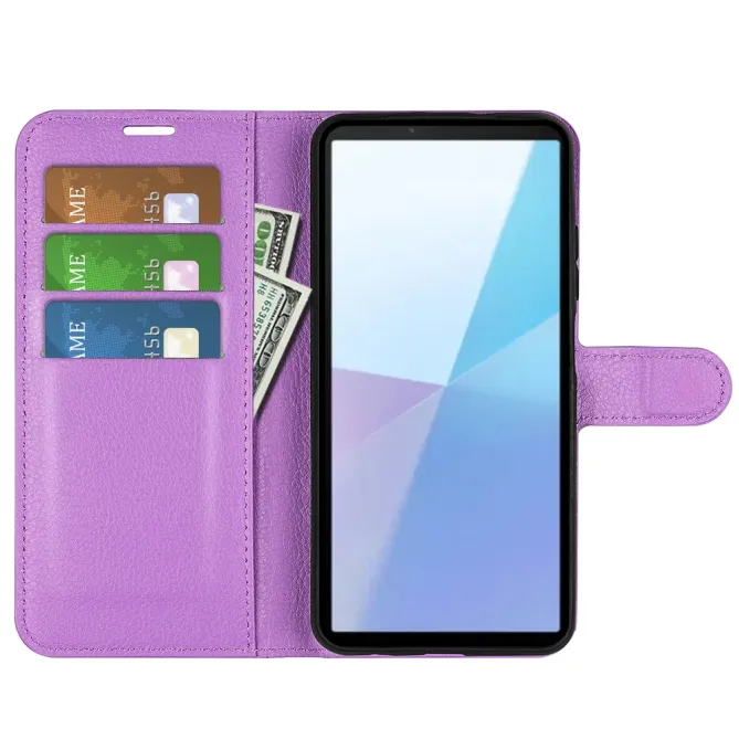 Housse Sony Xperia 10 VII portefeuille style cuir