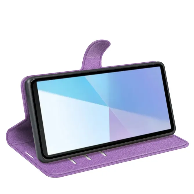 Housse Sony Xperia 10 VII portefeuille style cuir