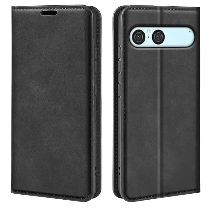 Étui Sony Xperia 10 VII simili cuir fonction stand