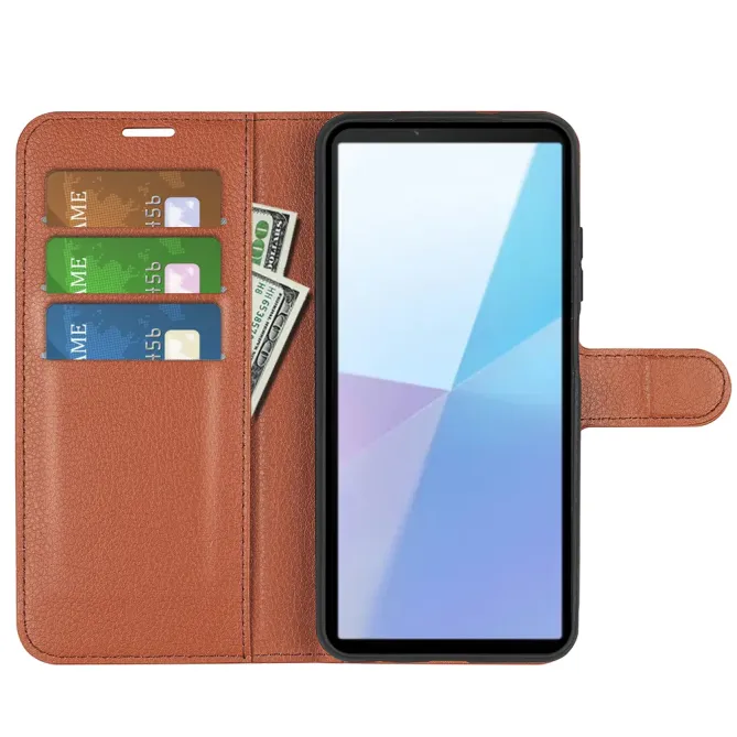 Housse Sony Xperia 10 VII portefeuille style cuir