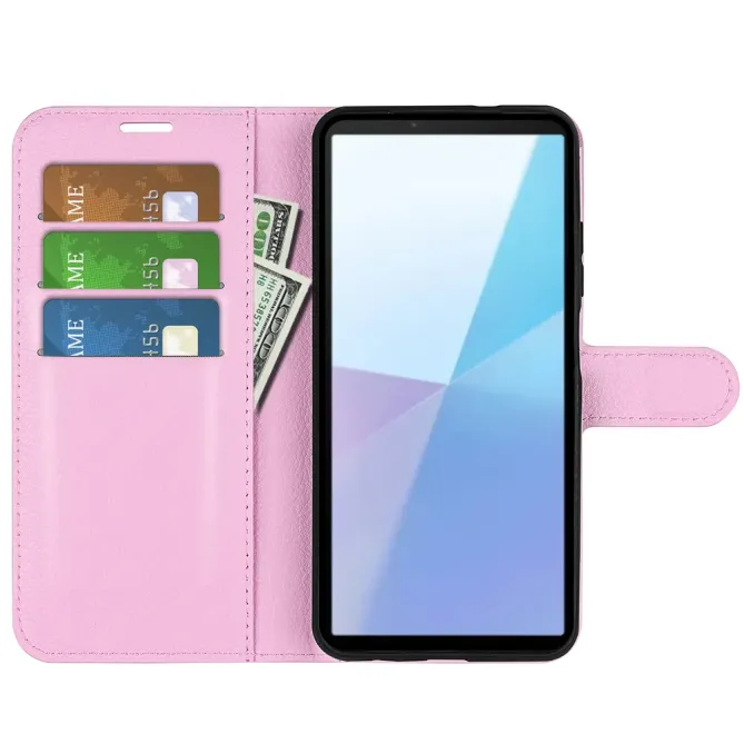 Housse Sony Xperia 10 VII portefeuille style cuir