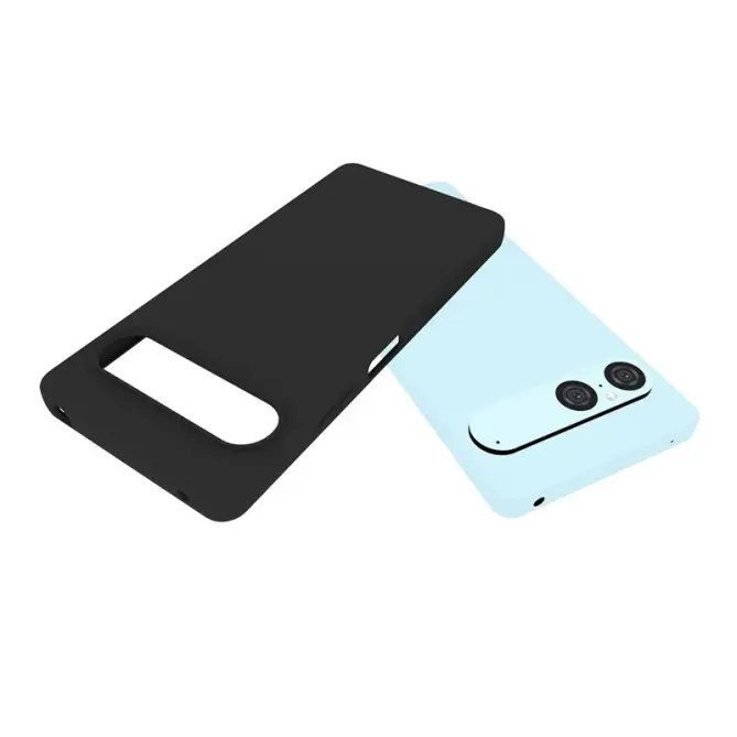 Coque Noire Mat Sony Xperia 10 VII avec Verre Trempé