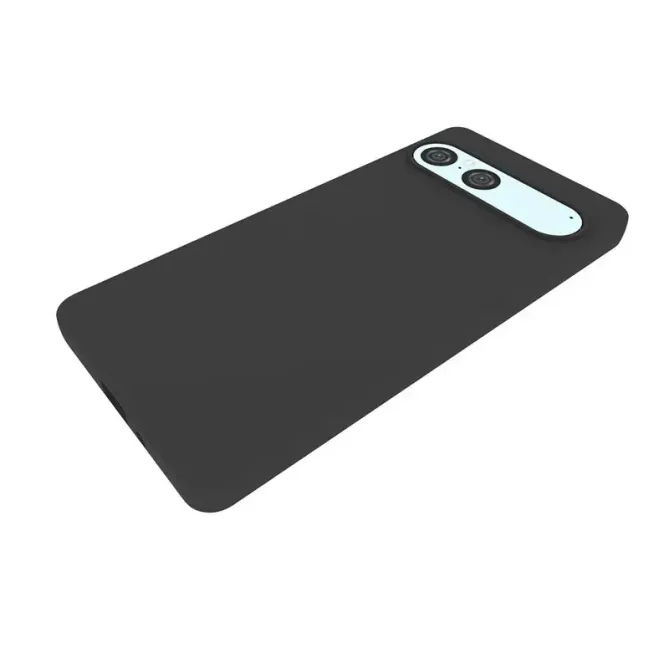 Coque Noire Mat Sony Xperia 10 VII avec Verre Trempé