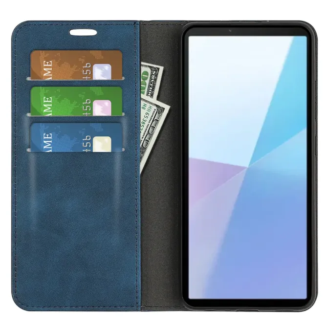 Étui Sony Xperia 10 VII simili cuir fonction stand