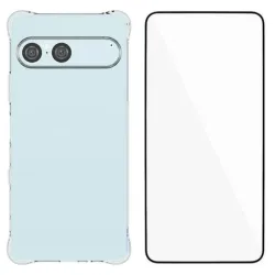 Pack Sony Xperia 10 VII | Coque Coins Renforcés Transparente avec Verr