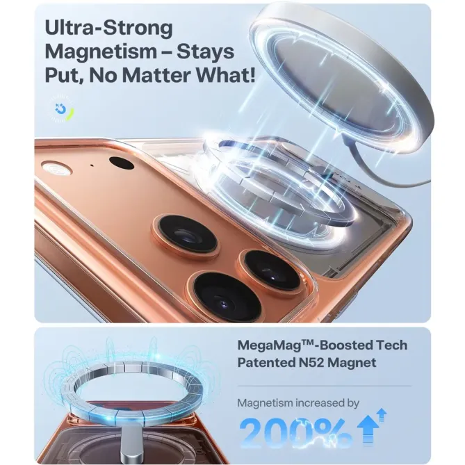 Coque iPhone 17 Pro Max à Support Rétractable | STEALTH-STAND