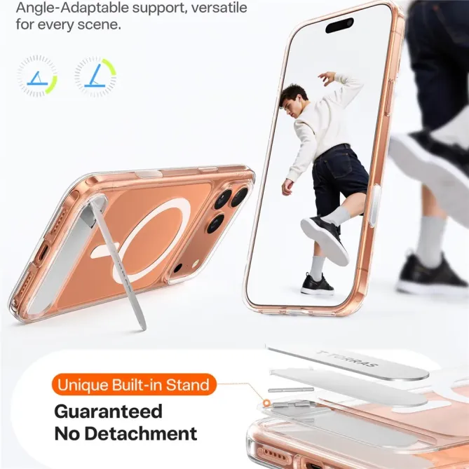 Coque iPhone 17 Pro Max à Support Rétractable | STEALTH-STAND