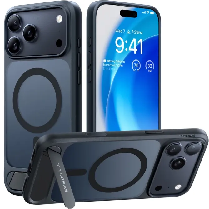 Coque iPhone 17 Pro Max à Support Rétractable | STEALTH-STAND